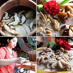 Chinese nourishing pot photo